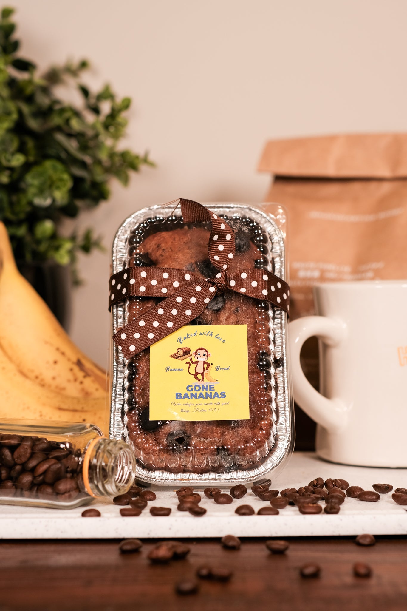 Coffee Chip Banana Bread