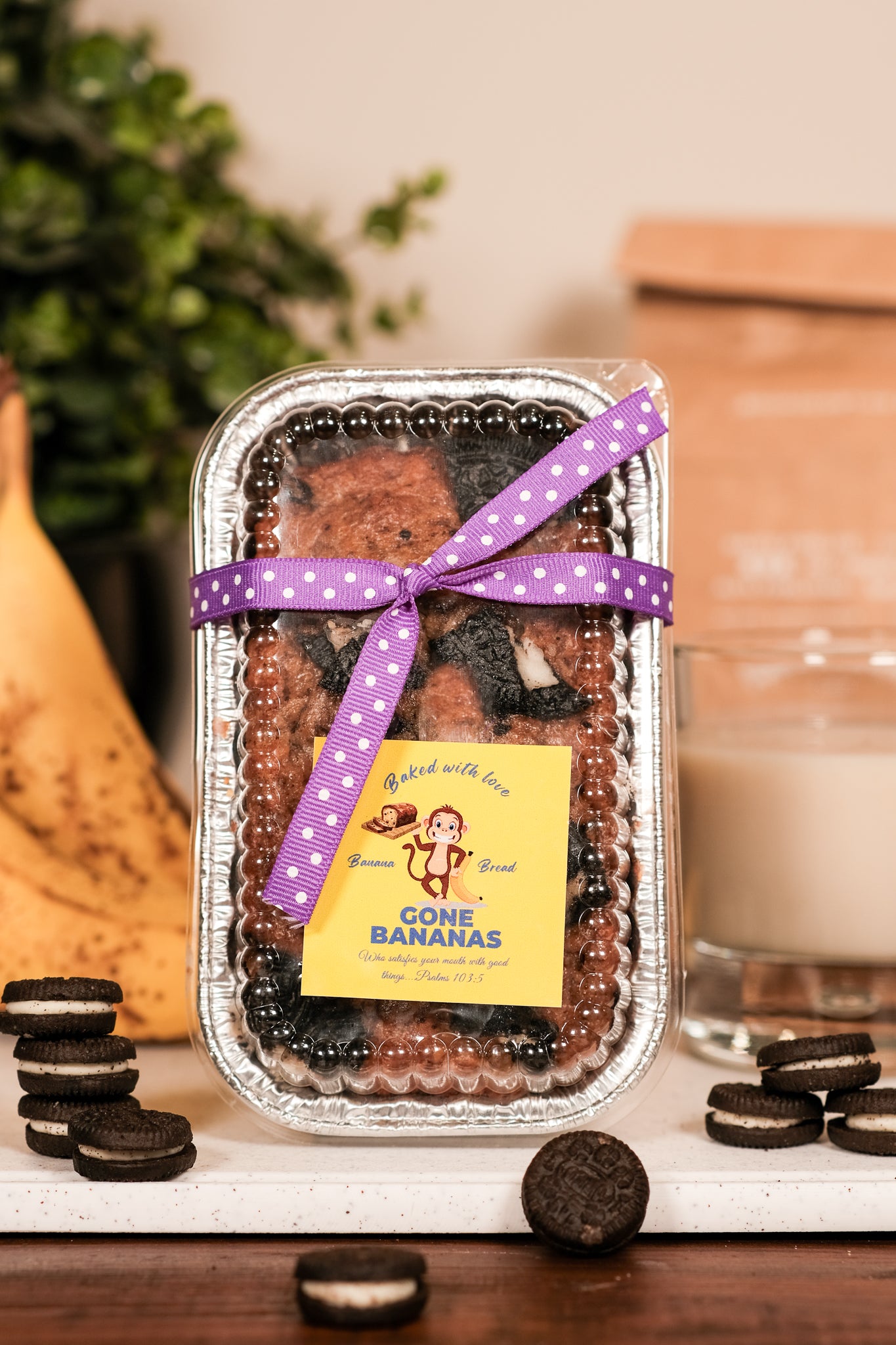 Oreo® Cookie Banana Bread