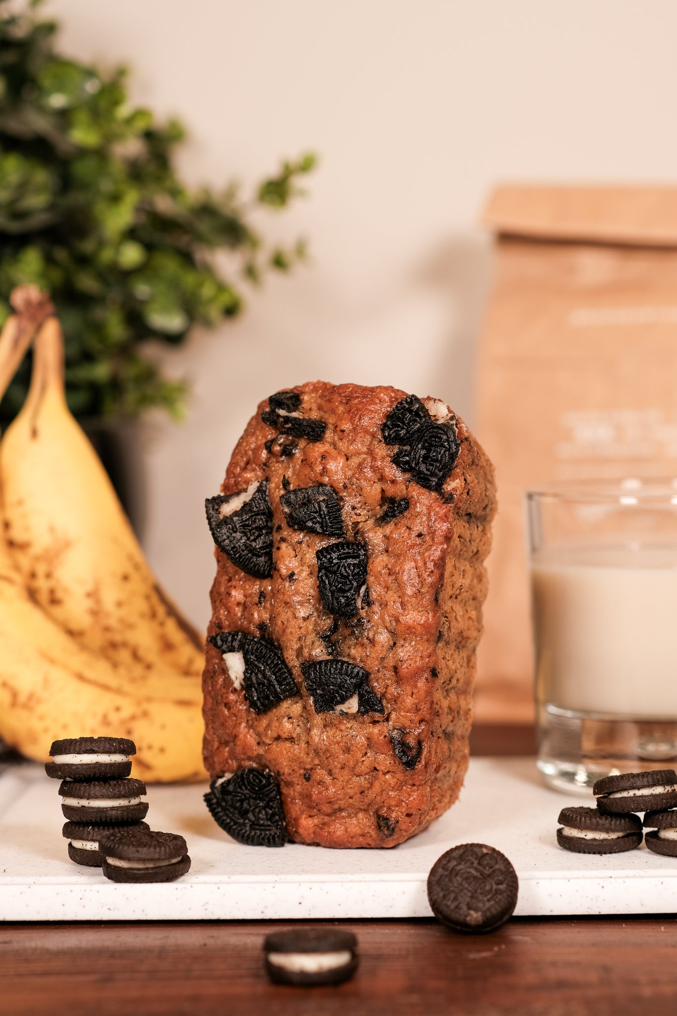 Oreo® Cookie Banana Bread